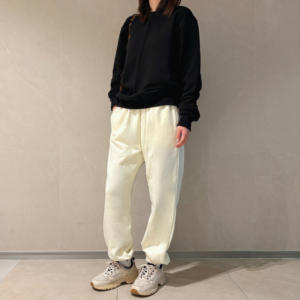 Pantalones deportivos térmicos de lana para invierno, pantalones deportivos cálidos de mezcla de algodón, cintura elástica, pantalones informales holgados de estilo coreano - Product Image 5