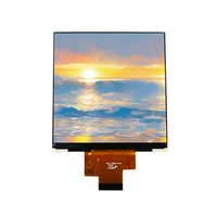 Módulo de Pantalla LCD TFT Cuadrada IPS de 4 Pulgadas, 720x720, Interfaz MIPI RGB/SPI I2C, 300nits, ST7703, para Panel de Control de HVAC y Hogar Inteligente