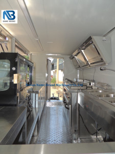 Fully Catering Equipped Food Truck <b>Hot</b> <b>Dog</b> Food Cart USA Customized Food Trailer With Full Restaurant Kitchen Equipment - Product Image 4