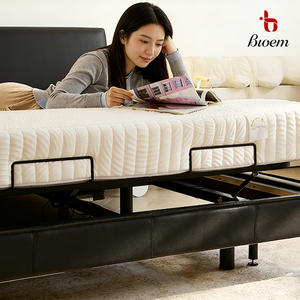 Lit intelligent en cuir King Size, couleur personnalisable, modes de réglage multiples, prévention du ronflement, sommeil réglable, intelligent et électrique - Product Image 6