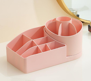 <span class=keywords><strong>Organisateur</strong></span> <span class=keywords><strong>de</strong></span> <span class=keywords><strong>maquillage</strong></span> en plastique PP multifonctionnel durable Porte-stylo <span class=keywords><strong>rotatif</strong></span> Pinceaux cosmétiques Mallette <span class=keywords><strong>de</strong></span> rangement Rectangle <span class=keywords><strong>Organisateur</strong></span> <span class=keywords><strong>de</strong></span> maison - Product Image 1