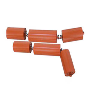 Konveyör avara dize rulo taşıma plastik çelik için kullanılan inşaat makineleri için yeni <span class=keywords><strong>Spiral</strong></span> kauçuk oluk avara rulo - Product Image 4