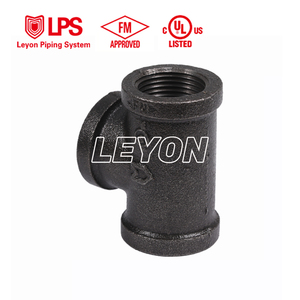 Tuberías de lucha contra incendios Leyon FM UL Sistema de rociadores contra incendios Sistema de protección contra incendios Tubería de hierro dúctil Figttings Camiseta roscada - Product Image 2