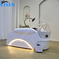 Lit de lavage de cheveux japonais pour spa capillaire, lit de thérapie capillaire, mobilier de salon, lit de lavage de cheveux thaïlandais