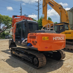 Excavatrice sur chenilles Hitachi ZX120 d'occasion, 12 tonnes, de taille moyenne, faible nombre d'heures, d'origine japonaise, en conteneur d'origine, à vendre - Product Image 1