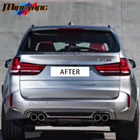 PP plástico X5M kit de carrocería parrilla parachoques de coche faro capó luces traseras F15 X5 bodykit para BMW X5 F15 accesorios bodykit 2014-2018