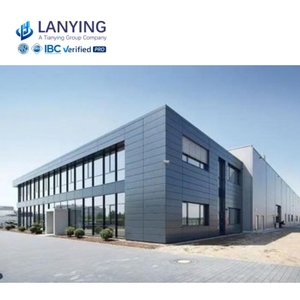 Thiết Kế Hiện Đại Prefab Kho Thép Cấu Trúc Xây Dựng Nhà Máy Giá Kim Loại Khung Hội Thảo Cho Siêu Thị Ngoài Trời Khách Sạn Sử Dụng - Product Image 2