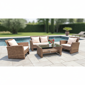 Mobili da Giardino Audu Flat Pack con Rattan e Vimini - Product Image 6
