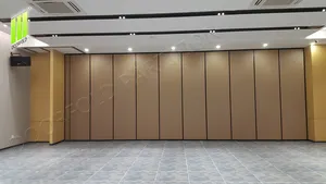 Conference Room Partition Walls Ball Room Acoustic Sliding Partition Divider Conference Hall Operable Panel Foldable Collapsible Movable Wall Modern Style