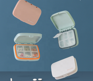 Portable Pill Box Medicine Planner <b>Small</b> <b>case</b> Medication Vitamin Holder Boxes Organizer Pillbox Dispenser Organizer - Product Image 2