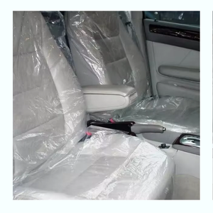 Tek kullanımlık araba klozet kapağı su geçirmez evrensel araba PE plastik yumuşak koltuk örtüsü klozet kapağı onarım koruyucu kapak - Product Image 1