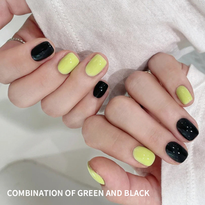 XEIJAYI Esmalte de Uñas en Gel de Diseño de Lujo de 15 ml, Gel de Resina UV de Alta Calidad en Envase Negro y Verde para Estilo Francés DIY - Product Image 3
