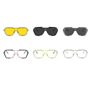 Insta-gafas <span class=keywords><strong>de</strong></span> sol <span class=keywords><strong>de</strong></span> una pieza con montura grande, nuevo estilo, diseño lujoso, <span class=keywords><strong>2022</strong></span> - Product Image 2