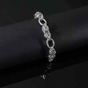 Circle Bracelet <b>Titanium</b> Steel Design Couple Bracelet Bracelet Bracelet Tanjing Fashion Lijing Necklace - Product Image 2