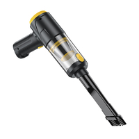 Mini aspirateur portatif pour voiture, aspiration 19500Pa, moteur sans balais, aspirateur sans fil portable 4 en 1