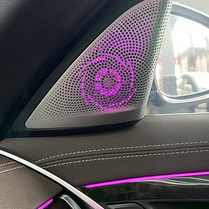 Kit Luci d'<span class=keywords><strong>Ambiente</strong></span> con Coperture Luminose per Altoparlanti Portiere Anteriori e Posteriori, Installazione non Distruttiva su Misura per BMW G30 G38 2016+ - Product Image 4