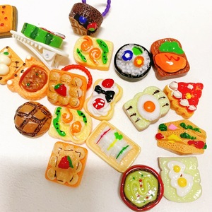 Accesorios Decorativos con Diseños de Comida Deliciosa para Fundas de Teléfono, Pinzas para el Cabello, Decoración de Refrigeradores y Manualidades DIY - Product Image 3