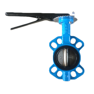 Válvula de Mariposa Manual de Hierro Dúctil DIN PN16 con EPDM, NBR, PTFE, NR para Agua, Aceite y Gas con Extremos de Brida - Product Image 1