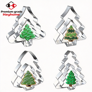 <span class=keywords><strong>Emporte</strong></span>-pièces de Noël 2026 personnalisables pour fabricants, moule à biscuits de Noël, <span class=keywords><strong>emporte</strong></span>-pièces personnalisé en acier inoxydable - Product Image 2