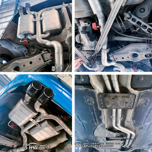 Sistema de Escape Valvetronic Catback de Acero Inoxidable 304, Compatible con <span class=keywords><strong>BMW</strong></span> <span class=keywords><strong>330i</strong></span> 325i 2.5L 3.0L E90 E92 E93 <span class=keywords><strong>N53</strong></span> 2004-2011 - Product Image 4