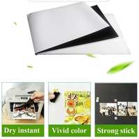 8.5x11 Pouces Imprimable A4 Feuille Magnétique Flexible Permanent Ferrite Aimant Photo Papier Rouleau Papier Magnétique pour Impression