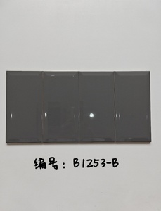 Azulejos de Cerámica Rústicos Modernos de 10x20cm con Textura de Parqué Blanco Brillante/Mate <span class=keywords><strong>para</strong></span> Pisos y Paredes Interiores de Baños - Product Image 3