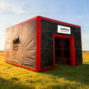 Carpa <span class=keywords><strong>de</strong></span> Golf Inflable Utilizada como Cine Privado para Ver Películas, Videos y Programas <span class=keywords><strong>de</strong></span> Televisión en Casa, Patios Traseros y Fiestas al Aire Libre - Product Image 2