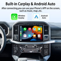 Autoradio Android Viknav 12,1 pouces pour Ford F150 2021-2025, stéréo, CarPlay sans fil, Android Auto, écran tactile, navigation GPS, lecteur