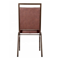 Chaise de banquet carrée de buffet moderne avec cadre en métal durable et confortable pour l'atelier d'hôpital d'appartement et l'utilisation de parc