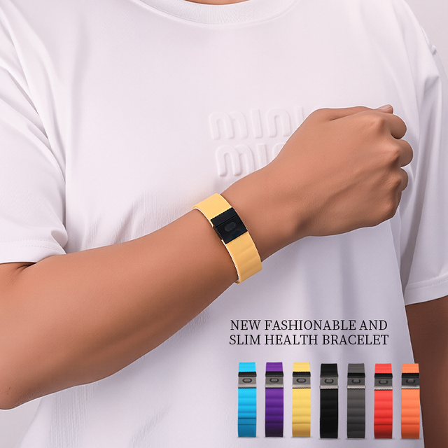 Terahertz Energy Bracelet Negative Ion Far Infrared Silicone Wristband, Balance Body Energy, Relieve Fatigue