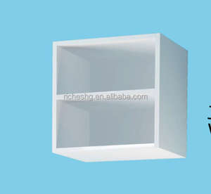 customized design multiple OEM MDF particle board wooden the cube cd storage - Product Image 5
