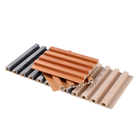 Harga pabrik 168x24mm papan dinding dekorasi Panel dinding Interior zucchini untuk kamar mandi dan kamar tidur
