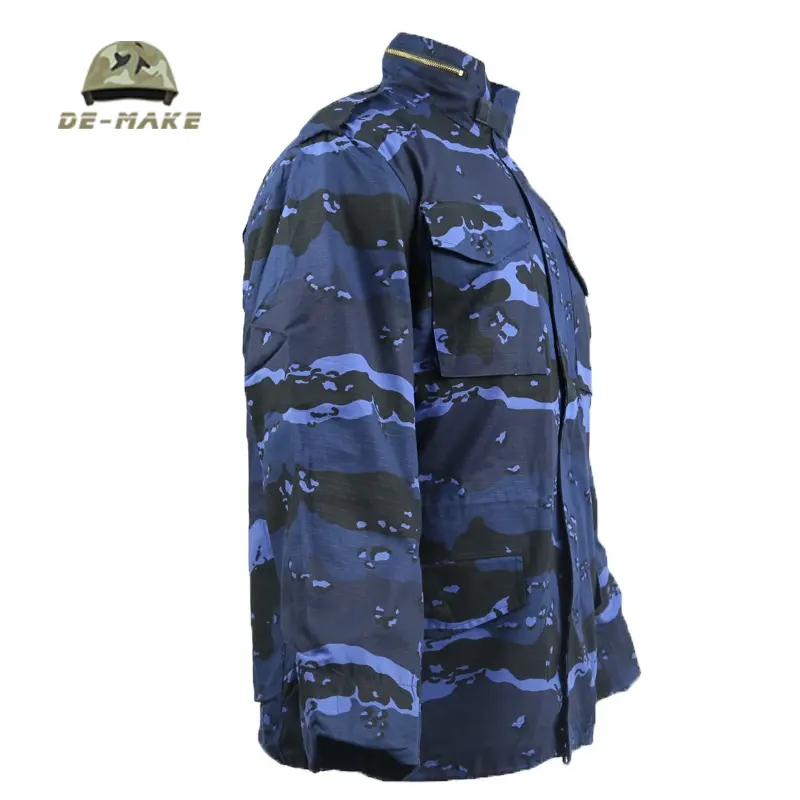 Tactische Stijl Vierkleuren Marine M65 Camouflage Uniform Trainingsuniform