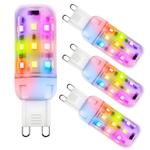 Nouvelle ampoule Led RGB <span class=keywords><strong>G9</strong></span> 14 couleurs Dimmable 2.5W 110V 230V <span class=keywords><strong>G9</strong></span> avec ampoule télécommandée - Product Image 3