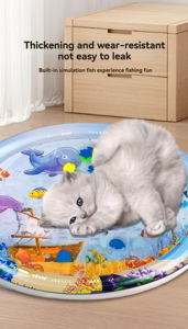 Hot Selling Opblaasbare Kat Hond Spelen Water Mat Pvc Plastic Educatief Speelgoed Water Speelmat - Product Image 5
