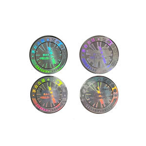 Pegatina holográfica de seguridad láser personalizada a prueba de agua, pegatina holográfica 3D con número de serie de código QR para rascar - Product Image 5