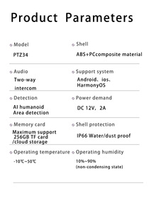 Sản phẩm hot 9mp okam Wifi mạng Máy ảnh ba ống kính thông minh IP báo động màu đỏ tự động theo dõi An ninh PTZ máy ảnh - Product Image 2