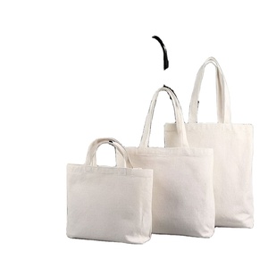 Custom <b>Printed</b> Tote Shopping Bag <b>Large</b> Cotton Canvas Customizable Handle Recyclable Letter Pattern CMYK <b>Printing</b> Zipper Closure - Product Image 2