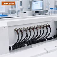 Arnés de Cableado para Interruptor de Botón Metálico de 16mm y 19mm, Conector Impermeable de 4 Pines y 12V Pre-cableado para Equipos Industriales