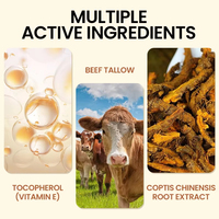 Krim Wajah ODM Cosmetics Tallow Balm Kolagen Vitamin C Tranexamic Acid Melembapkan Menutrisi Menghidrasi Mencerahkan Anti-Penuaan