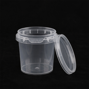 5oz 150ml rõ ràng Ice Cream Deli container Ice Cream cup với nắp nhựa thực phẩm lưu trữ xô hộp container với nắp đậy kín - Product Image 2
