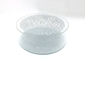 Jewish Lucite <span class=keywords><strong>Matza</strong></span> Box Récipient rond en acrylique doré pour le stockage des aliments - Product Image 3