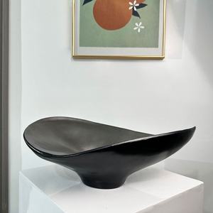 Nouveau <span class=keywords><strong>pot</strong></span> <span class=keywords><strong>de</strong></span> fleurs en forme d'arc <span class=keywords><strong>de</strong></span> style chinois, peint à la main, pour mousse et bonsaï, décoration zen pour entrée <span class=keywords><strong>de</strong></span> salon - Ventes - Product Image 2