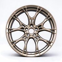 Jantes forgées sur mesure 17-22 pouces 5x112 5x114.3 5x120 multi-rayons bronze pour voitures particulières BMW Série 3/4/5 M3 M4 M5