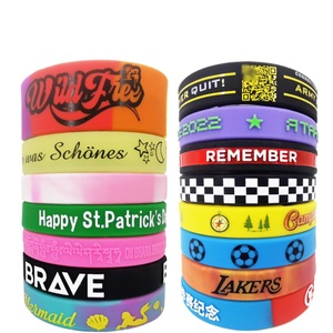 Wristbands סיליקון ידידותי לסביבה-לוגו מותאם אישית עמיד למים צמידים סיליקון אופנתיים לאירועים עסקיים - Product Image 1