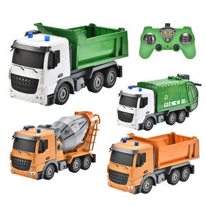 2.4G 7CH R/C Sanitation Dump <b>Truck</b> <b>Garbage</b> Transport <b>Truck</b> Concrete Mixer <b>Truck</b> Remote Control Engineering Vehicle <b>Toy</b> for Kids - Product Image 1