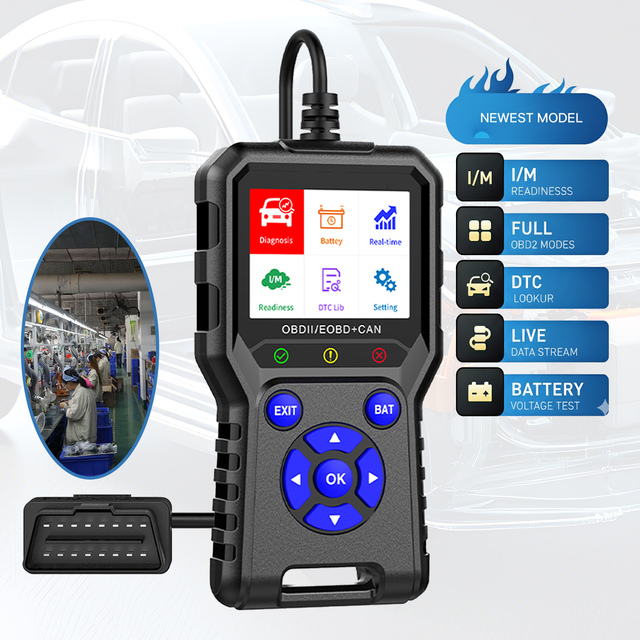 OBD2 Ultra Car Diagnostic Scanner Full OBD II Diagnostic Tool with 1 Year Warranty Universal Fitment