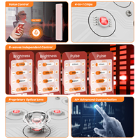 IDEATHERAPY Panneau de luminothérapie rouge corps entier intelligent 1060 Nm Quad Chip 5W avec contrôle par nouvelle application, pour sauna à lumière rouge et thérapie par lumière rouge