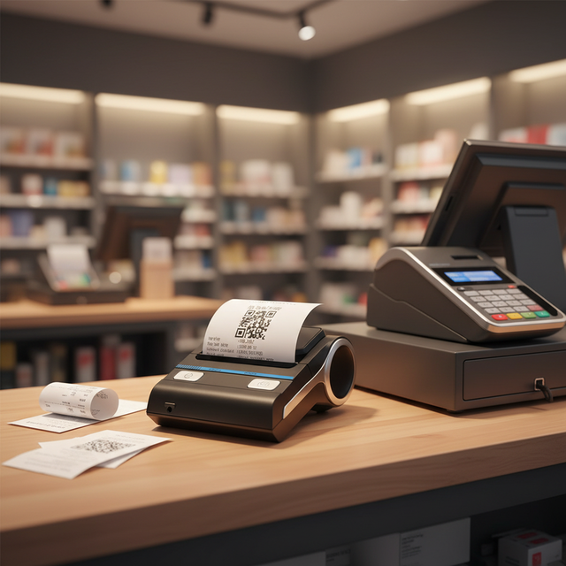 MHT POS 80mm Mini Wireless Thermal Printer with Resolution Android Compatible Thermal Paper Printing Driver Download