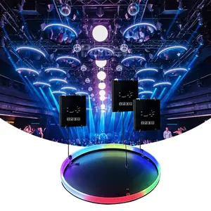 Luce dinamica ad anello cinetico a LED Full-Color con specchio riflettente sistema di illuminazione a matrice DMX512 per dj Show eventi